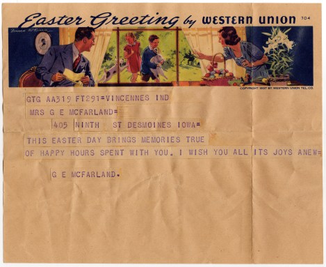 Easter Telegram