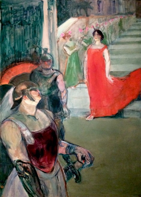 "The Opera Messalina at Bordeaux" by Henri de Toulouse-Lautrec 